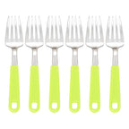 24-piece stainless steel cutlery set with stylish stand for home dining.