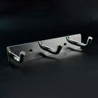 Stainless Steel Wall Mounted Coat 3 Hook Rack (14x3 / 1 Pc)