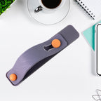 Dark Grey Phone Loop Finger Holder, Phone Grip Straps Silicone Phone Finger Strap (1 Pc)
