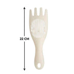 Rice sieve with straining spoon