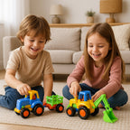 Funwoods Itsy Bitsy Construction Vehicle Toy Set for Kids - (8 Pc)