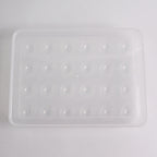 Plastic Egg 24 Grid Storage Container Holder for Refrigerator Egg Tray Holds 24 Eggs (1 Pc)
