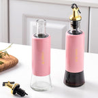 Olive Oil Dispenser – Leakproof Glass Bottle with Non-Drip Spout for Kitchen & Cooking (300 ML)