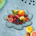 Flower Shape Kids Plastic Plate - Multipurpose for Dinner, Snacks & Party Supplies (1pc)