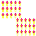 30-piece set of mini robot toys for children