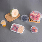 Silicone Stretch Lids, Microwave & Freezer Safe Food Covers (6 Pcs Set /95 Gm )