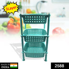 Black kitchen trolley with storage baskets