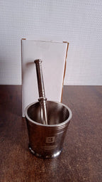 Heavy Duty Stainless Steel Mortar and Pestle Set for Kitchen, Khalbatta Set (2 Pc Set)