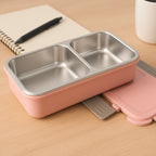 BPA-Free Snack Pack-2 Lunch Box – 2-Compartment