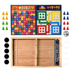 Retro Wooden Family Game Set