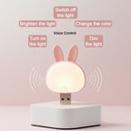 Cute USB Rabbit Night Light with Sound / Voice Activation
