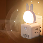 Cute USB Rabbit Night Light with Sound / Voice Activation