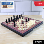 Foldable Magnetic Chess Board Game Set (24 x 24 Cm)