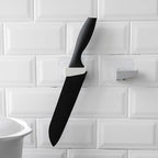 Punch-Free Wall Hanging Knife Holder – Kitchen Storage Rack (1 Pc)