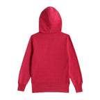 Girl's Cotton Dark Pink Hooded Sweatshirt