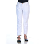 Girls Stretchable Denim White Pant