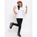 Girls Slim Fit Black Jeans