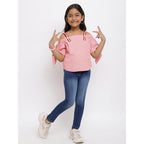 Girls Slim Fit Dark Blue Jeans