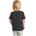 Girls Half Sleeves Black T-shirt