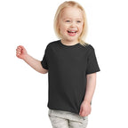 Girls Half Sleeves Black T-shirt