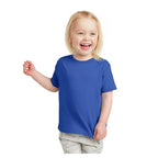 Girls Half Sleeves Blue T-shirt