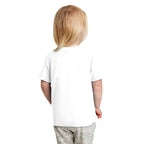 Girls Half Sleeves White T-shirt