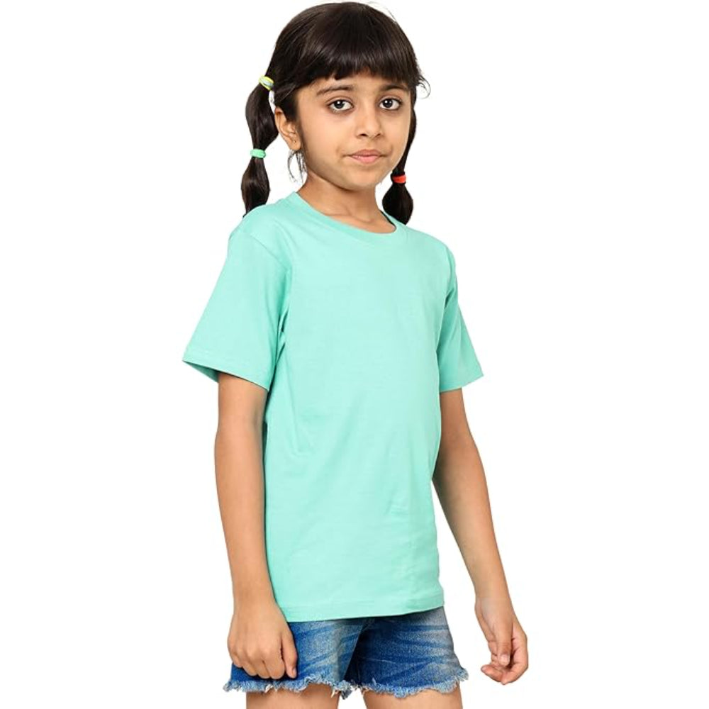 Unisex Kids Mint T-Shirt for Girls
