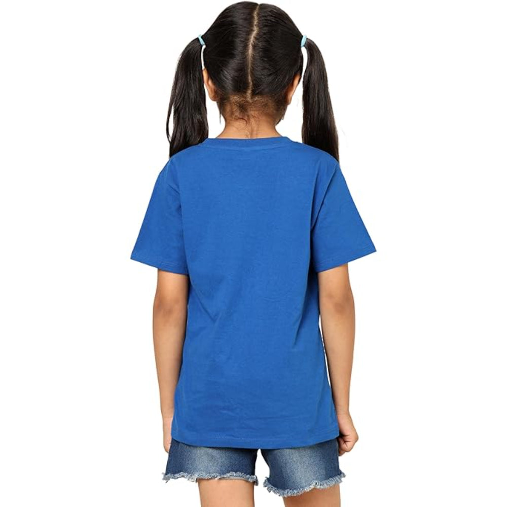 Unisex Kids Royal Blue T-Shirt for Girls