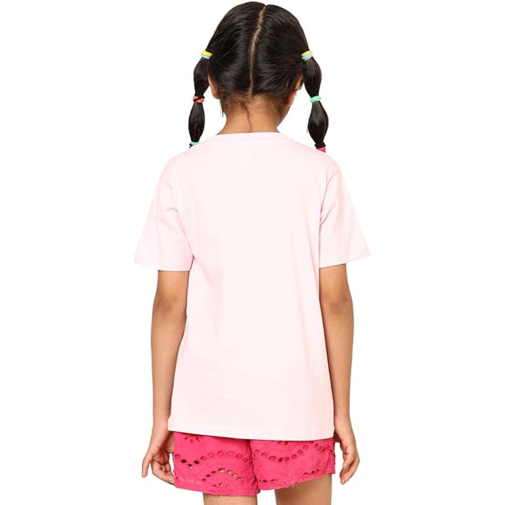 Unisex Kids Soft Pink T-Shirt for Girls