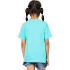 Unisex Kids Teal T-Shirt for Girls