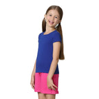 Girl's Relaxed Fit Dark Blue T-Shirt