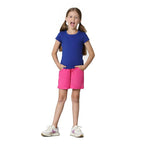 Girl's Relaxed Fit Dark Blue T-Shirt