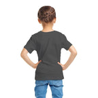 Girls Short Sleeve Charcoal T-Shirt