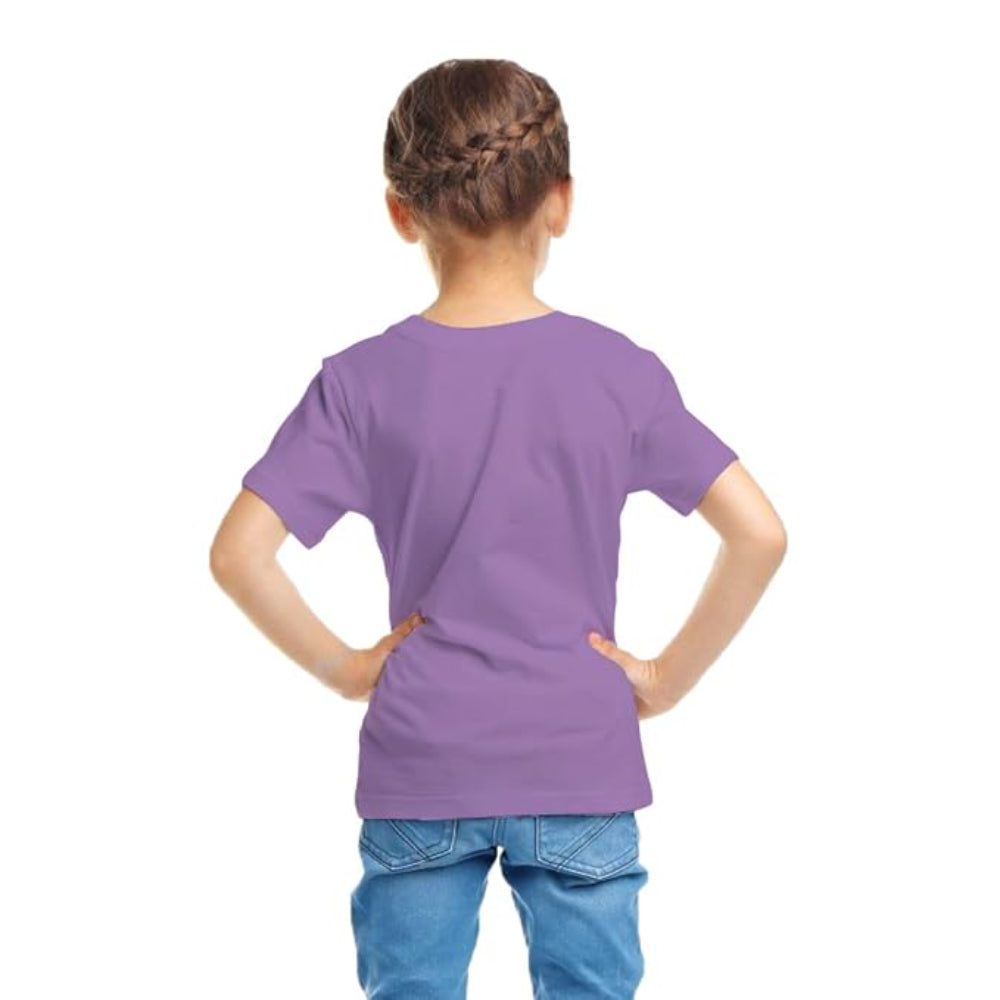 Girls Short Sleeve Lilac T-Shirt