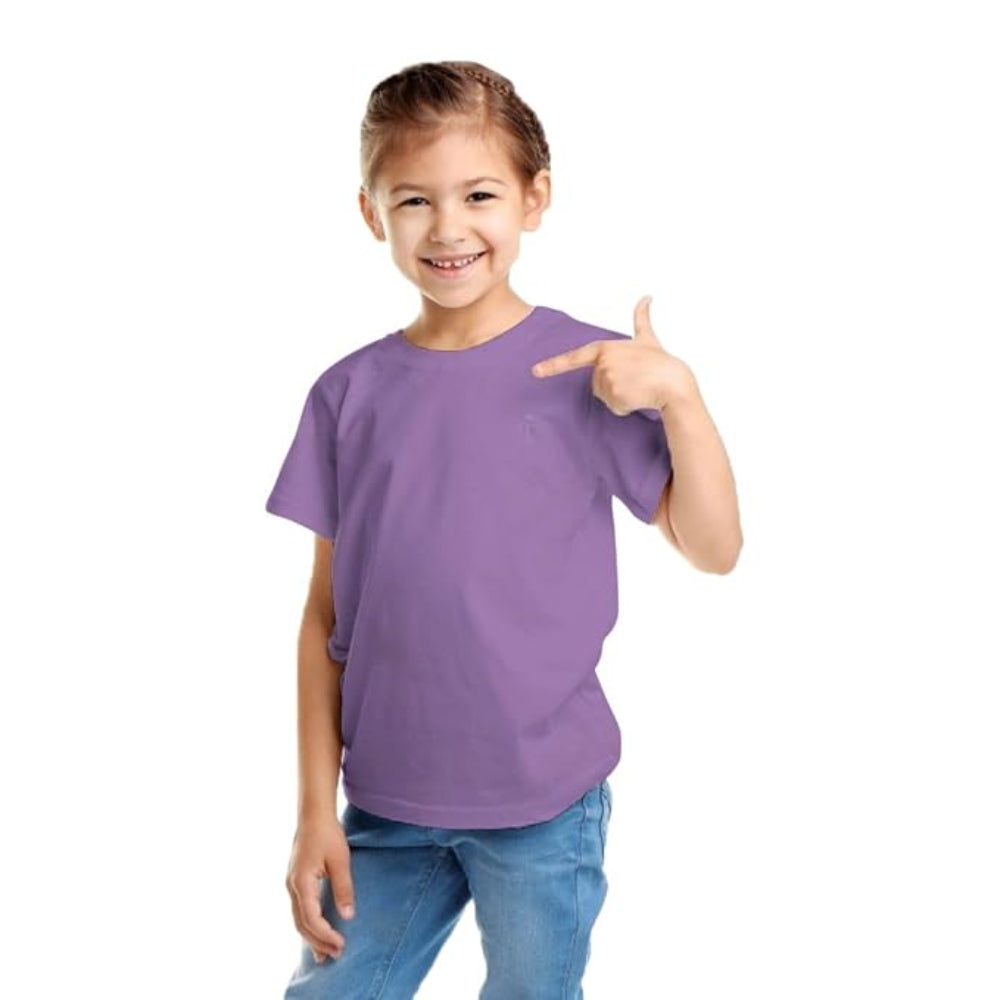 Girls Short Sleeve Lilac T-Shirt