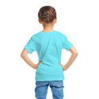 Girls Short Sleeve Light Blue T-Shirt