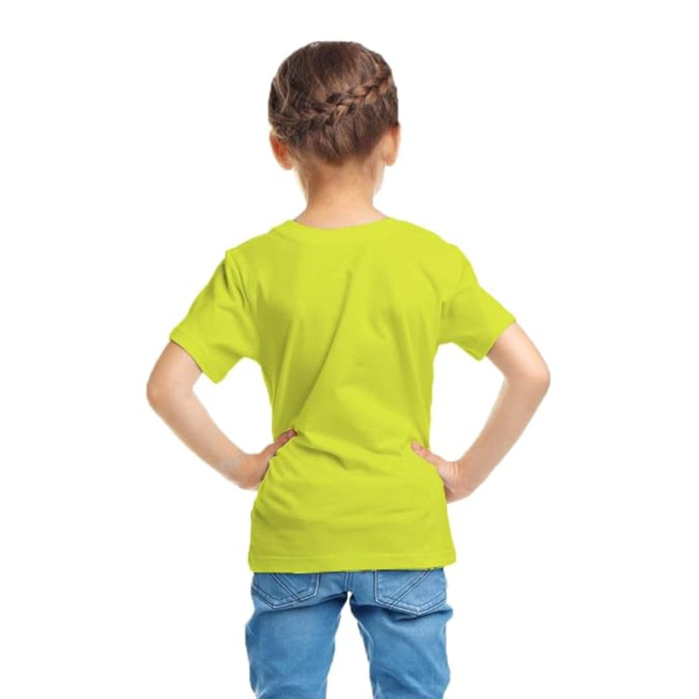 Girls Short Sleeve Green T-Shirt