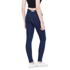 Blue Women's Slim Fit Cotton Jeans