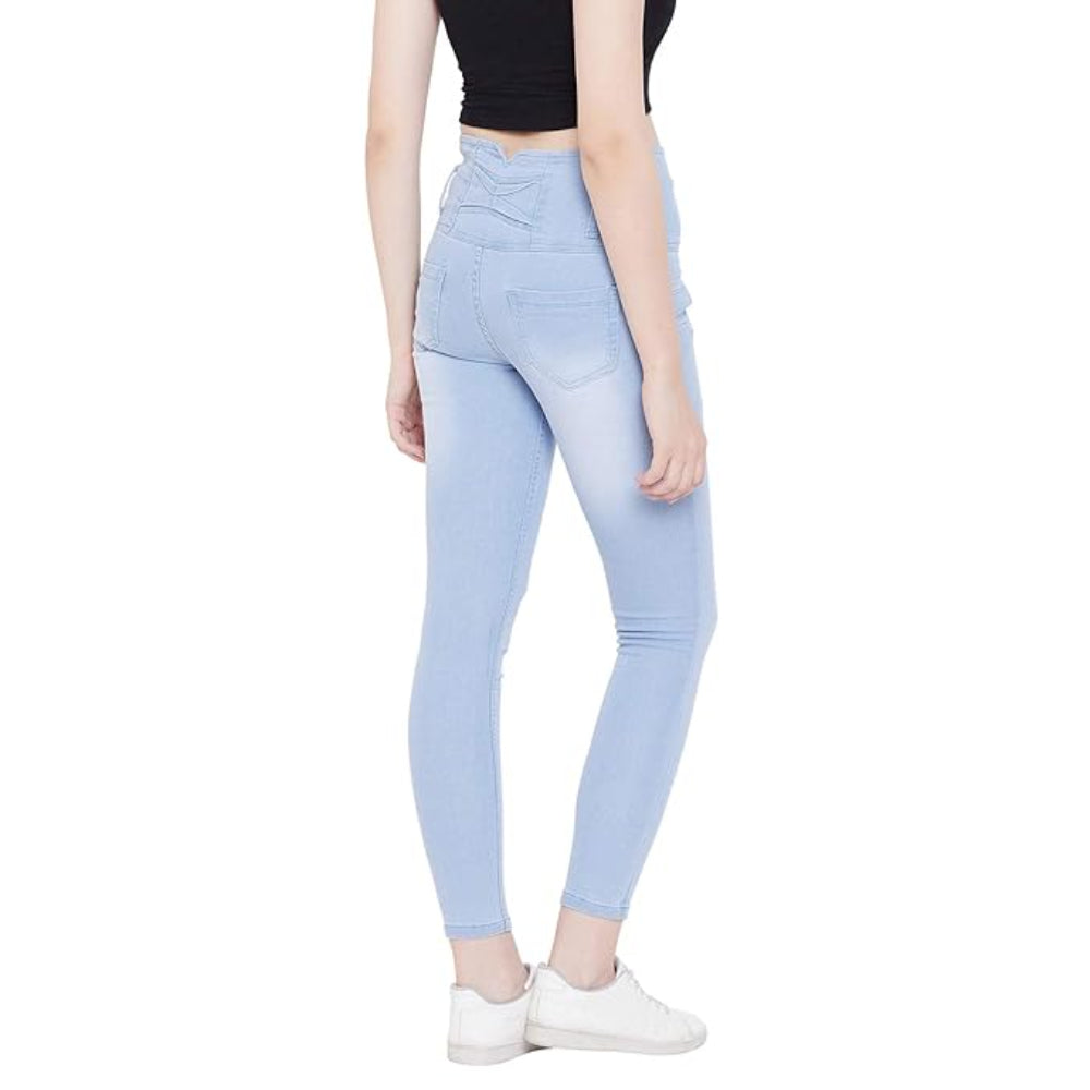 Sky Blue Women's Slim Fit Jeans