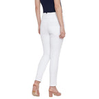 White Women's Slim Fit Jeans