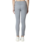 Grey Skinny Fit High Waist Ankle Length Jeggings