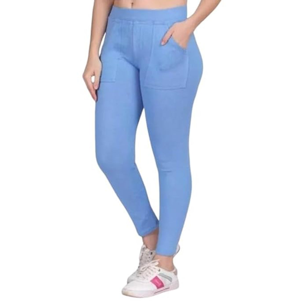 Pack 2 Trendy Womens Pocket Jeggings