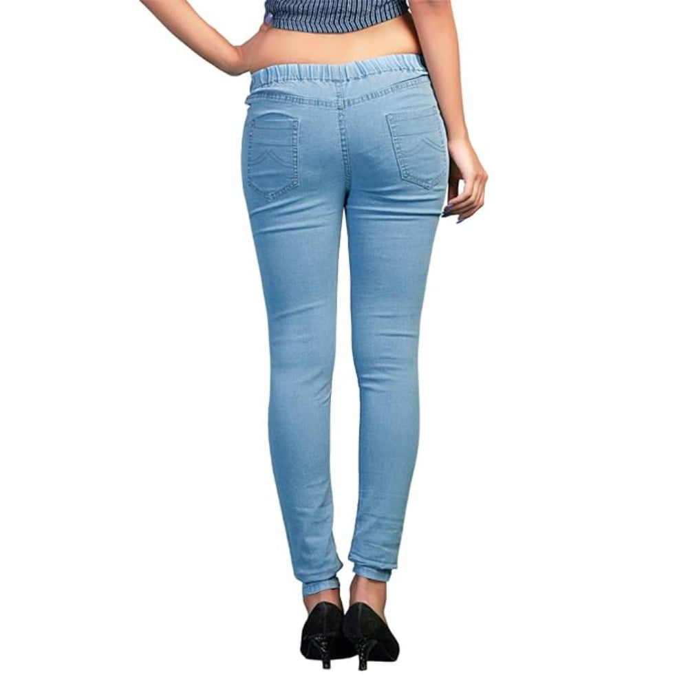 Classy Blue Womens Slim Fit Denim Stretchable Jeggings