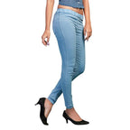 Classy Blue Womens Slim Fit Denim Stretchable Jeggings