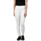 Classic White Womens Slim Fit Denim Stretchable Jeggings