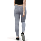 Classic Grey Womens Slim Fit Denim Stretchable Jeggings