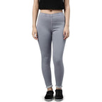 Classic Grey Womens Slim Fit Denim Stretchable Jeggings