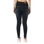 Black Stretchable High Rise Denim Jegging