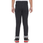 Boy's Stretchable Slim Fit Black Jeans
