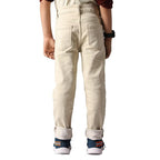 Boys Denim Beige Jeans